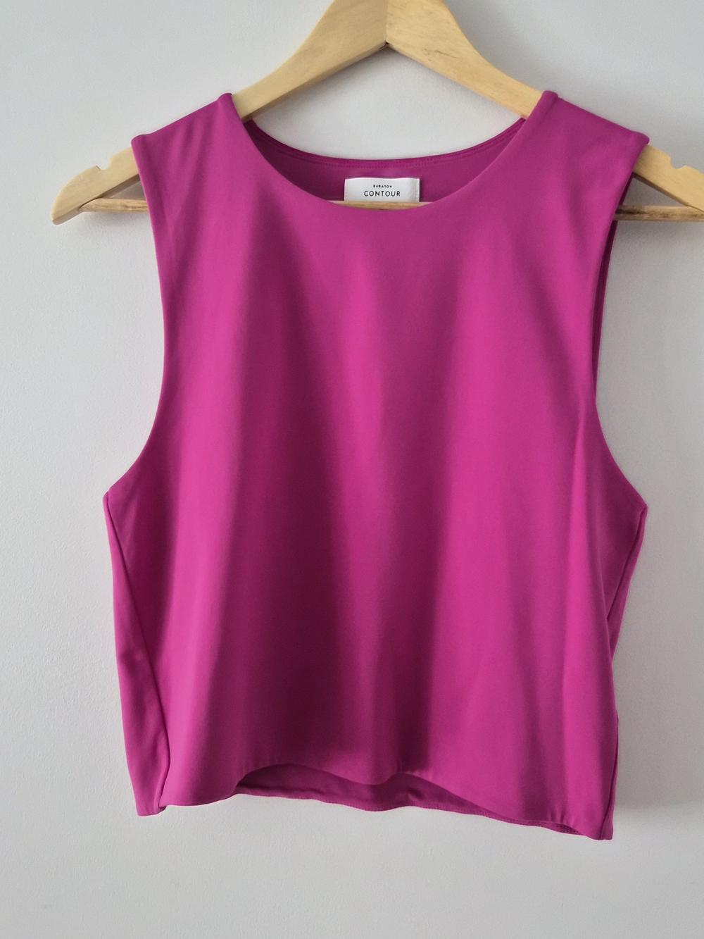 Babaton Fuchsia Sleeveless Shell Top